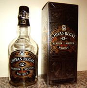 Lege fles Whisky Chivas Regal