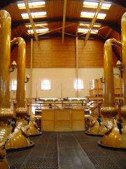 Distilleerketels bij Glenmorangie